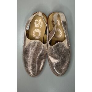 Sorel Ella Sling Back Shoes Sz 5.5 Rose Gold Pink Slip Ons Everyday Comfort Chic